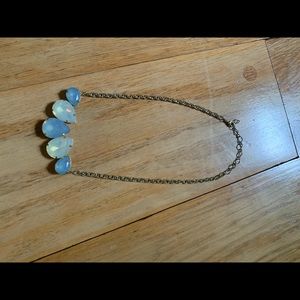 Blue stone necklace